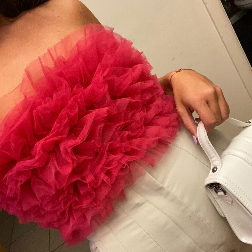 Zara knit camisole with Tule